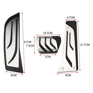RHD Pedals for BMW 1 2 3 4 5 6 Series X1 X3 X5 X6 F10 F20 F30 G20 G10 Sport Gas Brake Foot Pedal Cover Rest Pads Parts
