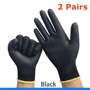 12PCS PU Coated Work Gloves Seamless Knit Nylon Safety Gloves with Polyurethane Coated for Women Gardening Yard Farm Home Gloves