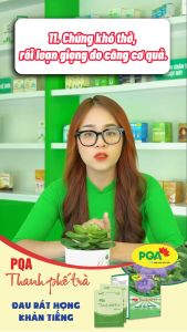 PQA Thanh phế trà giúp giảm ho long đờm khản tiếng