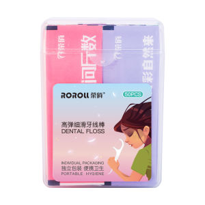 Portable Ultra-Thin Dental Floss Individual Packaging Family Size Toothpick Line Gum Care Stick Independent Wrapper