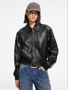 Women Genuine Leather Jacket