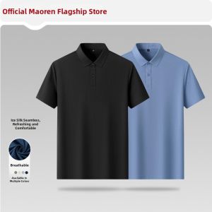 MiiOW | Mens High Quality Business Polo Shirt Short Sleeve