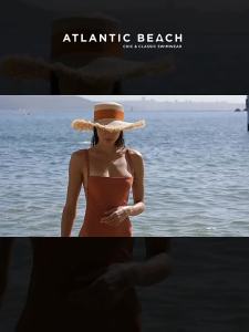 Atlantic Beach | French Retro One-Piece Swimsuit Womens Summer Conservative New Style High-Quality