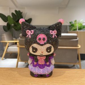 Cromi Doll Stick-on Crystals Doll Toy Gift Handmade DIY Clow M Vinyl Rhinestone Doll Coin Bank