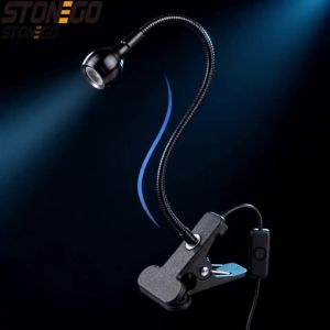 USB Clamp Light LED Desk Lamp 3W Adjustable Hose USB Powered for Computer Book Reading Creative Gift Light