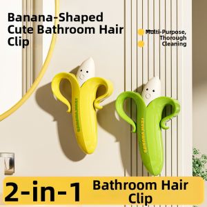 Multifunctional Bathroom Hair Cleaning Tool