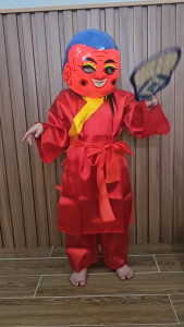 Bộ đồ ông địa múa lân quần áo ông địa ( combo)