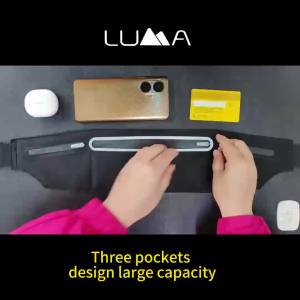 【1416人收藏】运动腰包女手机袋男跑步马拉松装备隐形小包防水轻薄薄款健身腰带