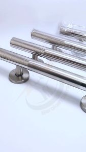 1 satu set Handle Pintu kunci pelor 24cm&30cm/4pcsTarikan pintu rumah Bulat crome/Gagang pintu rumah