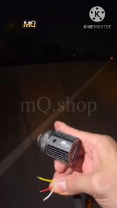 Đèn Trợ Sáng Mini Bi Cầu Mini Xe Máy Chính Hãng Nguồn Nhôm M3MINI Tặng Công Tắc