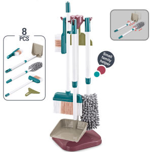 Childrens Cleaning Tool Toys Pretend Play Cleaning Set and Sanitation Simulation Broom Vacuum Cleaner Tool Toy for Boys Girls