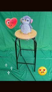 [TheGoodFurniture] 纤维面 / 合木 椅头. 铁脚 Hardboard or Fibreglass seat with black metal frame stool. Chair. High chair. Bar stool. Wooden. Cheap but strong. Budget.合木椅头.纤维面椅头. Hardboard Chair - Lazada