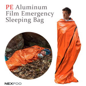 Emergency Sleeping Bag Portable Xtreme Cold 1 Pack Survival Shelter Blanket for Disaster Preparedness Outdoor Camping Emergency