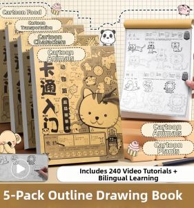XINGJIE | For Beginners Simple Cartoon Character Drawing Book