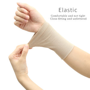 1 Pair of mens and womens thermal wrist guard sports breathable wipe sweat absorption scar short wrist guard arm cover