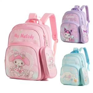 【HOORAY】New Design Kid Backpack With Pencil Case Cartoon School Bag Students Backpack 16 inches #BK0237#