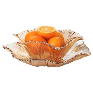YAGANG | Luxury Crystal Glass Fruit Dish for Home Living Room