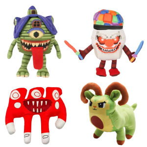 In stock Anime Steal A Brainrot House No. 9 Plush Toy Esok Sekolah Jandel Plushie Doll Game Surrounding Toy Kids Birthday Gift
