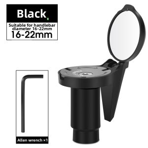 West Biking | Mini Convex Rearview Mirror Universal Mount Bike Grip Plug