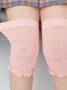 Childrens Knee Pad Summer Ultra-Thin Cotton Anti-Mosquito Foot Sock Baby Anti-Fall Leg Warmer Sun Protection Oversleeve Sleep Air-Conditioned Room Heattech