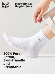 MiiOW | Breathable Absorbent Cotton Men Socks Mid-Calf