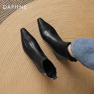 Daphne | Pointed Toe High Heels Womens Short Boots New