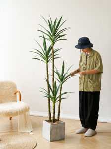LIANYOU | Realistic Faux Greenery Large Potted Plant for Indoor Office Mall Decoration
