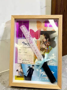 Modern Simplicity Style Empty Core Three-dimensional Storage Photo Frame Star Concert Ten Pieces Support Goods Transparent Dust-proof Box