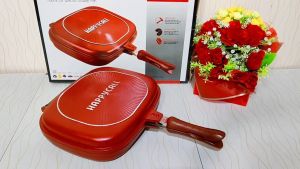 Double Pan Happy Call Original Design by KOREA - Panci Double Side Bolak Balik 32 CM