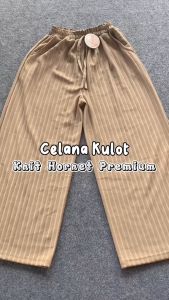 CELANA KNIT KULOT PANJANG KNIT HORNET TERMURAH  BAHAN HORNET LEMBUT TEBAL DAN TIDAK MUDAH KUSUT
