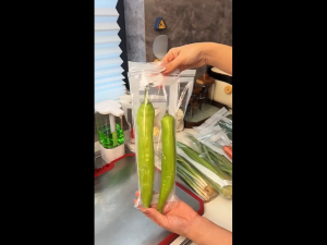 50pcs Fruits Vegetables Fresh-keep Bags Reusable Refrigerator Storage Bag Dual Interlocking Seal