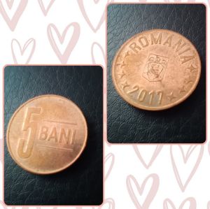 100% Authentic 2017 Romania 5 Bani copper plated Steel old coin no defects Good Condition *Catalogue #0223 *Actual Pictures Taken No Stock Photos *Free Shipping with tracking number Country: Romania Period: Republic of Romania 2005 - 2023 Coin type: