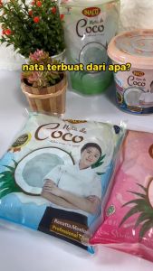 Minuman / Dessert / Makanan Penutup Dietary Fiber Inaco Nata De Coco 1 Kg / 1000 Ml Rasa Vanilla Selasih Jeruk / Orange Selasih Strawberry / Stroberi Nataku Kara
