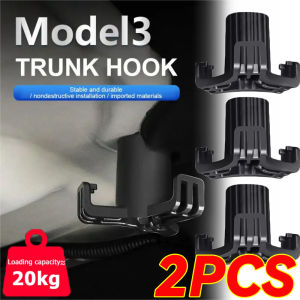 2PCS Car Trunk Hook Car Pendant Trunk Grocery Bag Hook Luggage Compartment Glove Hanger for Tesla Model 3 Car Accessories