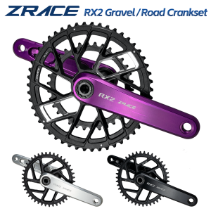 ZRACE RX2 Crankset High-Precision CNC Super-Strong Alloy Axis for Road / Gravel Racing Grade. 165 / 170