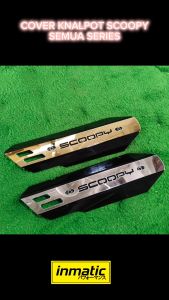 COVER TAMENG TUTUP KNALPOT MUFLER SCOOPY SEMUA TAHUN SCOOPY NEW SCOOPY KARBU by inmatic