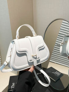 Túi Xách Nữ Thời Trang Xuân 2025 Túi Đeo Vai Đơn Giản Túi Đeo Chéo Thường Ngày Túi Xách Bằng Da PU Mềm Màu Trơn