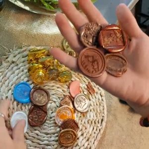 Con dấu đồng vintage đẹp độc lạ đóng tem sáp | schepub handmade