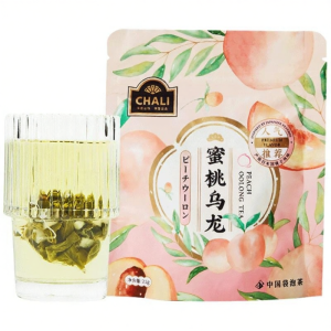 CHALI | Peach Oolong Fruit Tea Grapes Flavor White Peach Oolong Flower & Fruit Infusion Cold Brew/Cold Brew Teabags