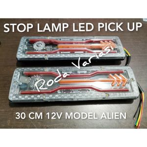 Stop Lamp LED Mobil Pick Up 30 Cm 12V Model Alien Sen Running