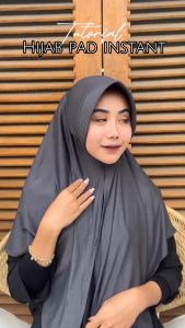 Jilbab Instan Segitiga Hanum Pet Jersey Dewasa Segitiga Instan Premium