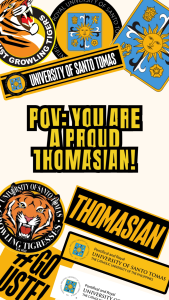 UNIVERSITY OF SANTO TOMAS UST VINYL STICKER (WATERPROOF AND SCRATCH PROOF)