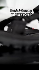 REXBIC sandal gunung pria wanita black track size 36-43 keren terbaru sol karet