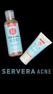 SERVERA ACNE Serum เซอร์วีร่า แอคเน่ ซีรั่ม 30 ก. | บำรุงเพื่อผิวชุ่มชื้น ปกป้องผิวจากมลภาวะ ผู้ที่เป็นสิวง่าย ใช้ได้ทั้งใบหน้าและทั่วร่างกาย | ไคโตซาน ชะเอมเทศ ว่านหางจระเข้ ใบชา น้ำผึ้ง น้ำมันมะพร้าว ใบชาออสซี่