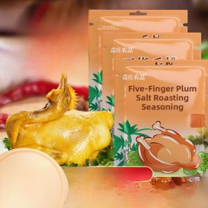 Five-Finger Cassia Salt Baked Chicken Powder Small Bag Seasoning for Home Use Special for Clay Oven Roasted Chicken And Flower Chicken