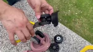 Luggage Wheels Replacement Black Rubber Universal Casters Fix Noisy Broken Suitcase Spinner Repair Parts Kit for Travel DIY User