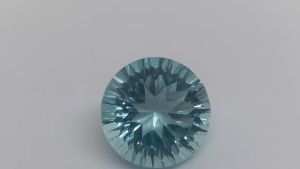 Natural Light Blue Brazil Quartz 20.26 Cts. Round Cut Eye Clean Grade AAA+ Loose Gemstone