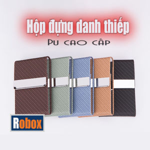 Hộp da PU đựng name card phong cách Châu âu