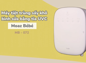Máy tiệt trùng UVC ION Moaz BéBé MB–072 - Máy úp bình sữa cho bé tia UV Moaz Bebe MB072 cao cấp - Chính hãng