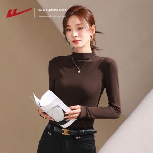 Warrior | New Autumn/Winter Thermal Warm Duvet Velvet High Neck Underwear Top Modale Long Sleeve